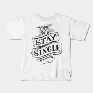 Solo & Satisfied Statement Kids T-Shirt